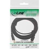USB kabelis InLine USB-A - miniUSB 5 m Juodas (31850P)