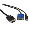 InLine KVM kabeliai, 1,8m, juodieji (60667D)