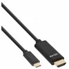 USB kabelis InLine USB-C - HDMI 3 m Juodas (64113)