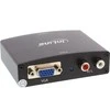 AV adapteris InLine HDMI - D-Sub (VGA) + Jack 3.5mm juoda (65004)