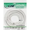 Kabelis InLine Atenna (F) 15m balta (69315)