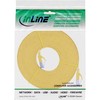 InLine Flat Patch kabelis, U / FTP, 6A kat., geltona, 5m
