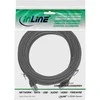 InLine Lim apvalios tinklo kabelis pleistras U / FTP Cat, 6A - Juoda - 5m