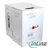 InLine SF / UTP tinklo pataisos laidas, Cat.5E, AWG26, CCA, PVC, raudona, 100 m (72099R)