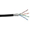 InLine Network Patchcord SF / UTP, Cat.5E, AWG26, CCA, PVC, juoda, 100m (72099S)