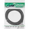 InLine - Komutacinis kabelis - RJ-45 (M) - RJ-45 (M) - 7.5m - SFTP, PIMF - CAT 6A - Lauko, apvalus, sukapotas - Juodas (72807S)