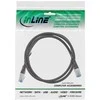 InLine Patch Cat.6A, S / FTP, PE lauko, juoda, 15m