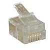 InLine 6P6C kištukas, RJ12, plokščiam kabeliui, 100 vnt (73096)