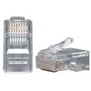 InLine Modulinis 8P8C kištukas, RJ45 skirtas prispaudimo mašinoms, RJ - ISDN juostinis kabelis, 100 vnt. (73098)