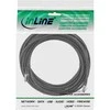 InLine pleistras Cat.6A, S / FTP, PUR industrial, juodas, 20m