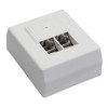 InLine Nest 2x RJ45, balta (74202)