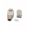Inline RJ45 8P8C kištukas, pilkas 100 vnt. (74590)
