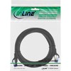 InLine - Komutacinis kabelis - RJ- 45 (M) - RJ- 45 (M) - 2.0m - SFTP, PIMF - CAT 6A - Halogenas laisvas, perkrautas - juodasis (74802S)