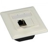 InLine 6, 2x RJ45 moterys, baltos (75602H)