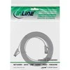 InLine ® Plokščias pleistras kabelis, U / FTP, Cat.8.1, TPE halogenas nemokamai, pilkas, 3m