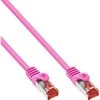 InLine Pečkordas S / FTP, PIMF, 6 kat., PVC, rausva 7,5m (76407M)