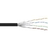 InLine Network Patchcord S / FTP, PIMF, Cat.6, Juodas, AWG27, PVC, CU, 100m (76499S)