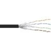 InLine Network Patchcord S / FTP, PIMF, Cat.6, Juodas, AWG27, PVC, CU, 100m (76499S)