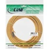 InLine Komutacinis kabelis - S / FTP (PiMf) - Cat.6A - 500MHz - Halogenas nemokamai - Varis - geltona - 15m (76815Y)