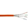 InLine S / FTP instaliacijos kabelis, PIMF, 7a Cat.7a, AWG23, 1200MHz, be halogenų, oranžinis, 300m (77300I)