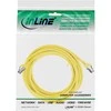 InLine® Komutacinis kabelis S/FTP PiMF Cat.8.1 be halogenų 2000MHz geltonas 10m