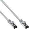 InLine® Komutacinis kabelis S/FTP PiMF Cat.8.1 be halogenų 2000MHz pilkas 2m
