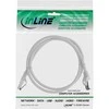InLine® Komutacinis kabelis S/FTP PiMF Cat.8.1 be halogenų 2000MHz pilkas 2m