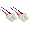 InLine Pluošto Patchcord SC / SC, 50 / 125μm, OM4 1m (83501P)