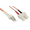 InLine Fiber Optic Duplex LC/SC 50/125µm OM3 7,5m mėlyna (88647O)
