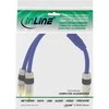 Inline Kabelis Intos RCA (Cinch) - RCA (Cinch) x2 0.2m mėlyna (89927P)