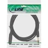 InLine Kabelio lizdas 6,3 mm – 6,3 mm 5 m juodas lizdas (99975)