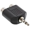 Intos InLine 2 x RCA lizdas - 3,5 mm vyriškas adapteris