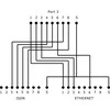 InLine T-Adapteris ISDN Cat.5E RJ45 vyras - 2x RJ45 moteris 15cm (69995I)