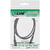 Maitinimo kabelis InLine ® Nuolatinės srovės lizdas, nuolatinės srovės kištukas, 4.0x1.7mm, AWG 18, juodas, 2m