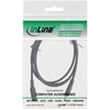 Maitinimo kabelis InLine ® Nuolatinės srovės lizdas, nuolatinės srovės kištukas, 4.0x1.7mm, AWG 18, juodas, 2m