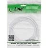 Maitinimo kabelis InLine ® Nuolatinės srovės lizdas, nuolatinės srovės kištukas, 4.0x1.7mm, AWG 18, baltas, 5m
