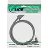 InLine 8K (UHD-2) DisplayPort Cable, upward angled, juodas – 1m