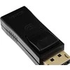 „InLine DisplayPort“ adapteris, „DisplayPort“ kištukas su HDMI lizdu, 4K2K, su garsu, juodas