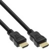 Kabelis InLine ® HiD didelio greičio HDMI kabelis su Ethernet, 4K2K, M / M, juodi, auksiniai kontaktai, 10m