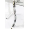 Organizacija InLine ® Lankstus kabelis, skirtas aukštai reguliuojamoms lentoms, 4 kompozicijos, 68x36mm. 1,28 m, pilka