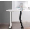Organizacija InLine ® Kabelio kanalas lankstus, vertikalus stalams, 2 kameros, 0.80 m, juoda
