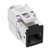 InLine 8vnt. Pakuotė InLine ® Keystone RJ45 Jack, ekranuotas, Cat.6A, juoda