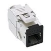 InLine 8vnt. Pakuotė InLine ® Keystone RJ45 Jack, ekranuotas, Cat.6A, juoda