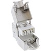 InLine 8vnt. Pakuotė InLine ® Keystone RJ45 Jack, ekranuotas, Cat.6A, balta