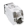 InLine 8vnt. Pakuotė InLine ® Keystone RJ45 Jack, ekranuotas, Cat.6A, juoda