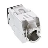 InLine 8vnt. Pakuotė InLine ® Keystone RJ45 Jack, ekranuotas, Cat.6A, juoda
