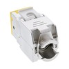 InLine 8vnt. Pakuotė InLine ® Keystone RJ45 Jack, ekranuotas, 6A kat., geltona