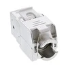 InLine 8vnt. Pakuotė InLine ® Keystone RJ45 Jack, ekranuotas, Cat.6A, balta