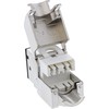 InLine 8vnt. Pakuotė InLine ® Keystone RJ45 Jack, ekranuotas, Cat.6A, juoda