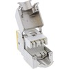 InLine 8vnt. Pakuotė InLine ® Keystone RJ45 Jack, ekranuotas, 6A kat., geltona